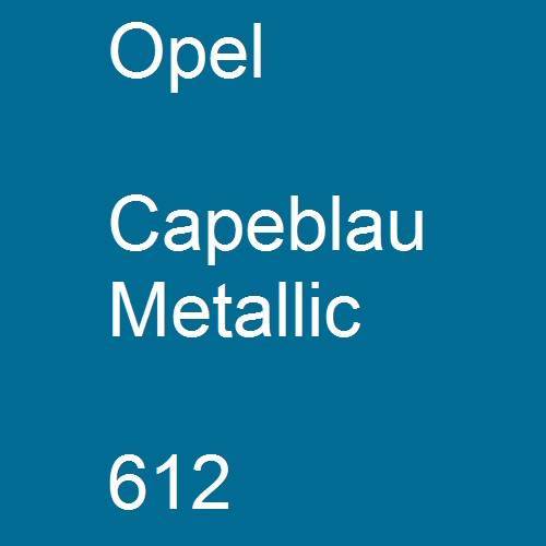 Opel, Capeblau Metallic, 612.